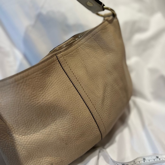 Coach Beige Leather Hobo Bag - Picture 2 of 6